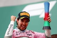 Sergio Perez is the only man who has stood on the Baku podium twice.
